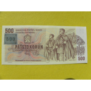 500.- Kčs/1973 kolek 1993...