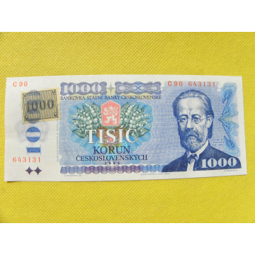 1000.- Kčs/1985 kolek 1993...