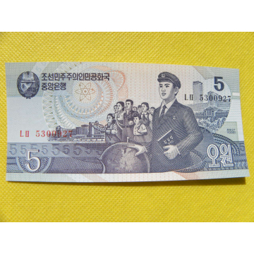 bankovka  5 won Severní...