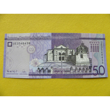 bankovka 50 pesos...