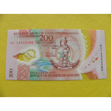 bankovka 200 vatu Vanuatu...
