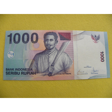 bankovka 1000 rupiah...
