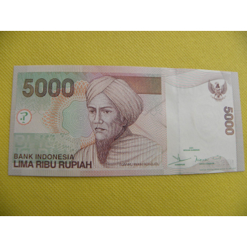 bankovka 5000 rupiah...