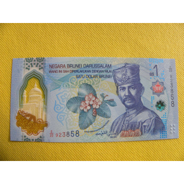 bankovka 1dollar Brunei...