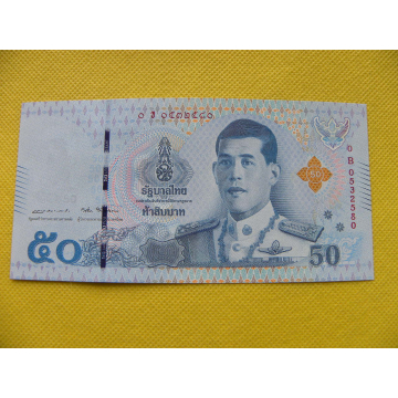 bankovka 50 baht Thajsko...