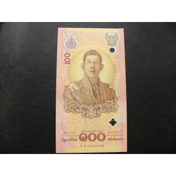 bankovka 100 baht Thajsko...