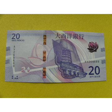 bankovka 20 patacas  Macau...