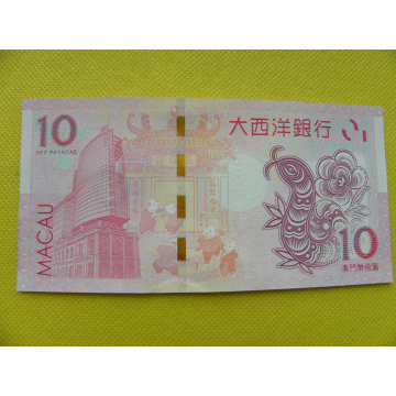bankovka 10 patacas  Macau...