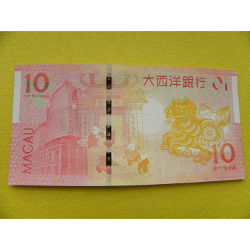 bankovka 10 patacas  Macau...