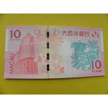 bankovka 10 patacas  Macau...