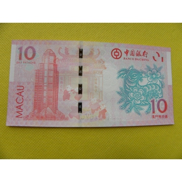 bankovka 10 patacas  Macau...