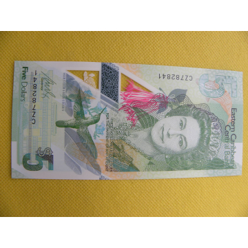bankovka 5 dollars Východní...