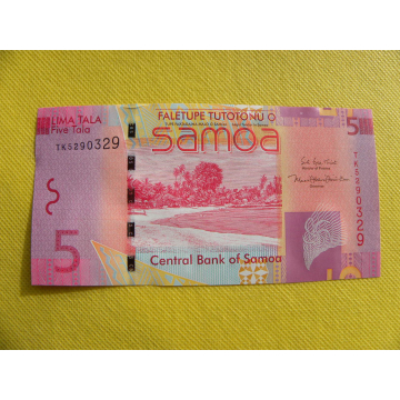 bankovka 5 tala Samoa 2017/UNC