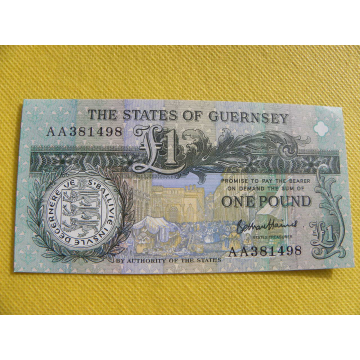 bankovka 1pound Británie -...