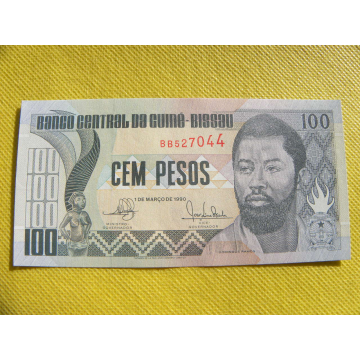 bankovka 100 pesos Guiena -...