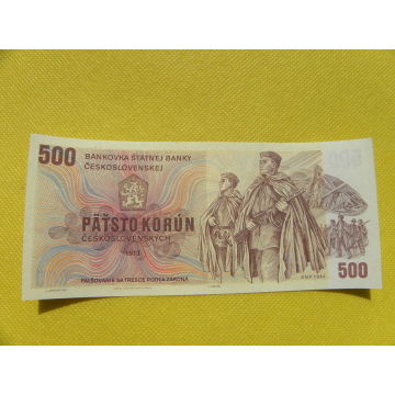 500.- Kčs/1973 série U 49
