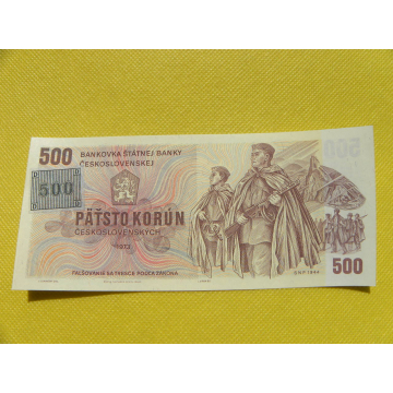 500.- Kčs/1973 kolek 1993...