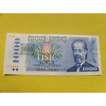 1000.- Kčs/1985 kolek 1993...