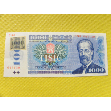 1000.- Kčs/1985 kolek 1993...