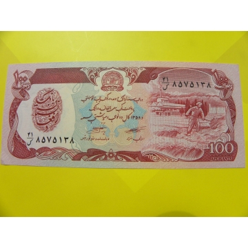 bankovka 100 afghání