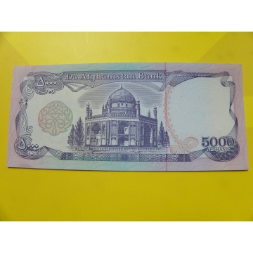 bankovka 5000 afghání