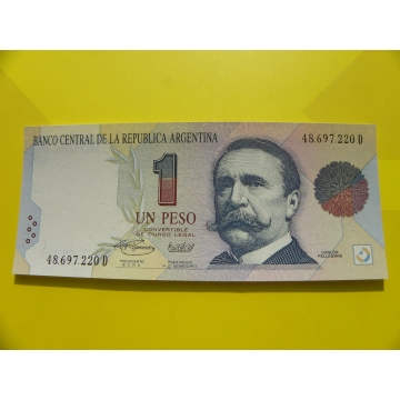 bankovka 1 peso - série D