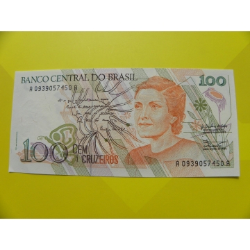 bankovka 100 cruzeiros - série A