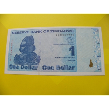 bankovka 1 Zimbabwský dolar - série AA