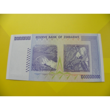bankovka 10 miliard zimbabwských dolarů - série AA