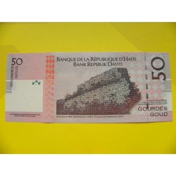 bankovka 50 gourde - série A