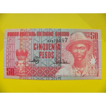bankovka 50 pesos - série AA