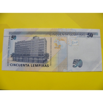 bankovka 50 lempiras série AF