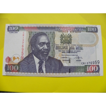 bankovka 100 šilinků série CR