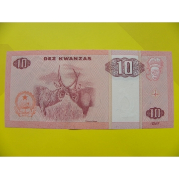 bankovka 10 Kwanzas - série EF