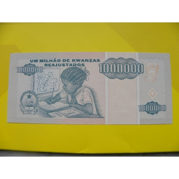 bankovka 1milion Kwanzas - série TI
