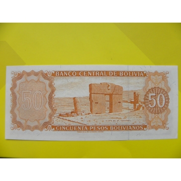 bankovka 50 Bolivijských peso - série C